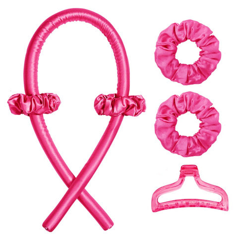 weiwei Velluto Bigodino Lungo per Boccoli Arricciacapelli Senza Calore Bigodino Fascia Capelli per Dormire, Morbido Heatless Hair Curler, 9 Pezzi Bigodini Set per Donne e Ragazze,Nero